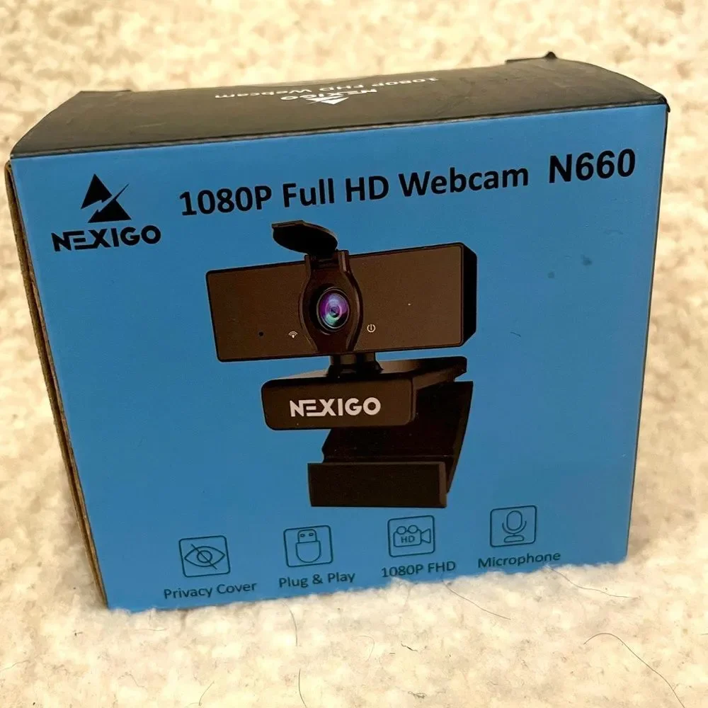 NexiGo‎ N660 1080P Business Webcam • Dual Microphone & Privacy Cover